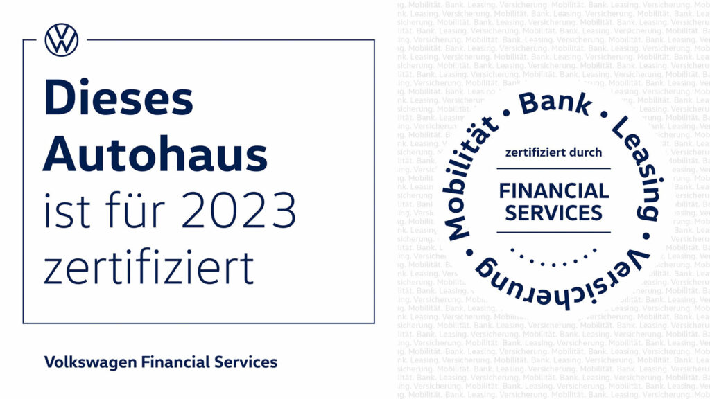 Autohaus Lacher Nittenau VWFS_AH-Zertifizierung-2023