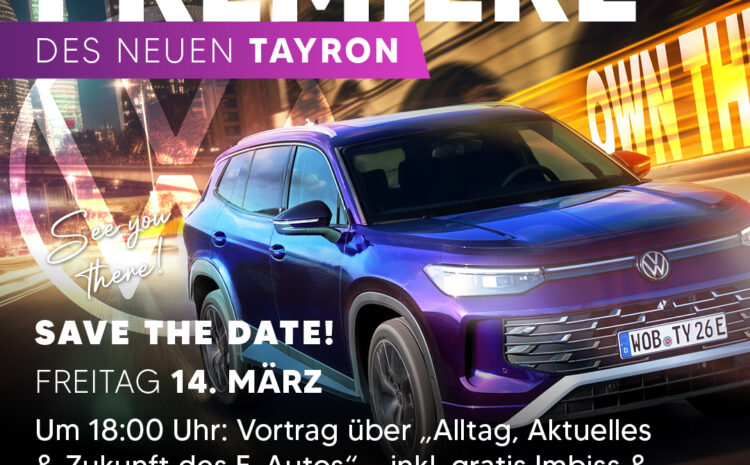  Premiere der neue VW Tayron