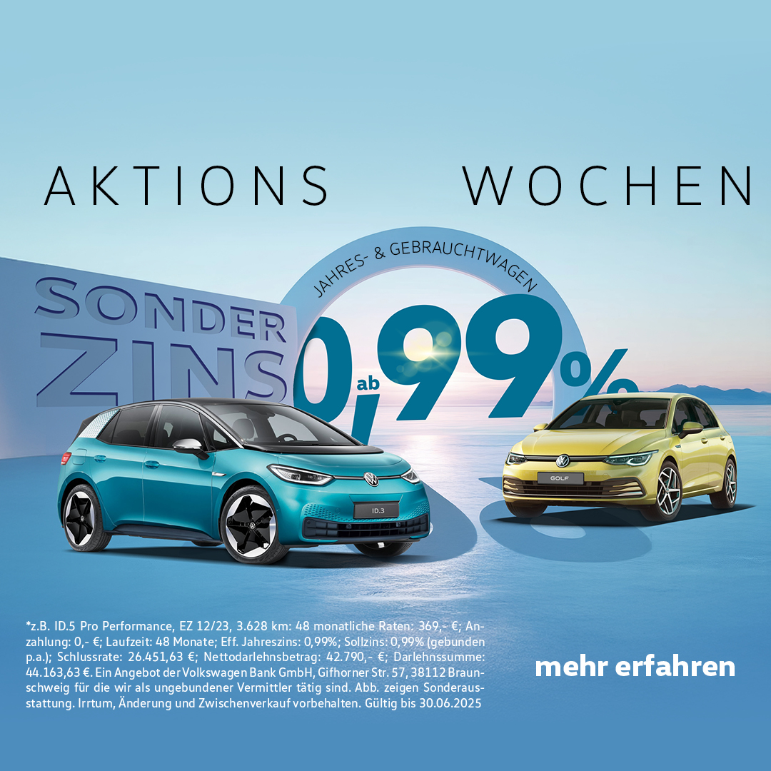 Beitragsbild VW VVJ Sonderzins Aktion Q2