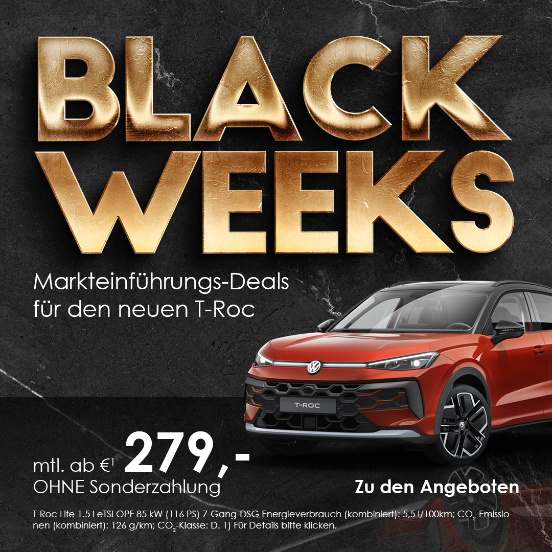 BEITRAG VW T-Roc Black Weeks